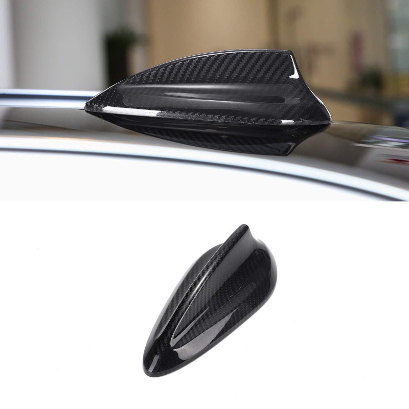 BLAKAYA Replacement for Antenna Cover Shark Fin Trim Hood Carbon Fiber Automotive Roof Aerials for BMW X1 X2 X3 X4 X5 X6 X7 F15 F20 F21 F31 F45 F46 F52 F34 F48 F49 F39 F15 F85 F16 F86(Black) - Image 1